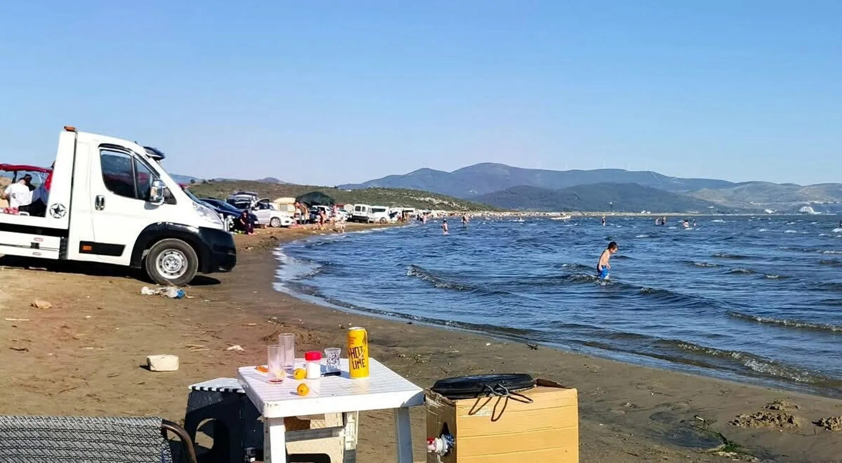 Pamucak sahilinde caretta caretta yuvaları araç baskısı altında