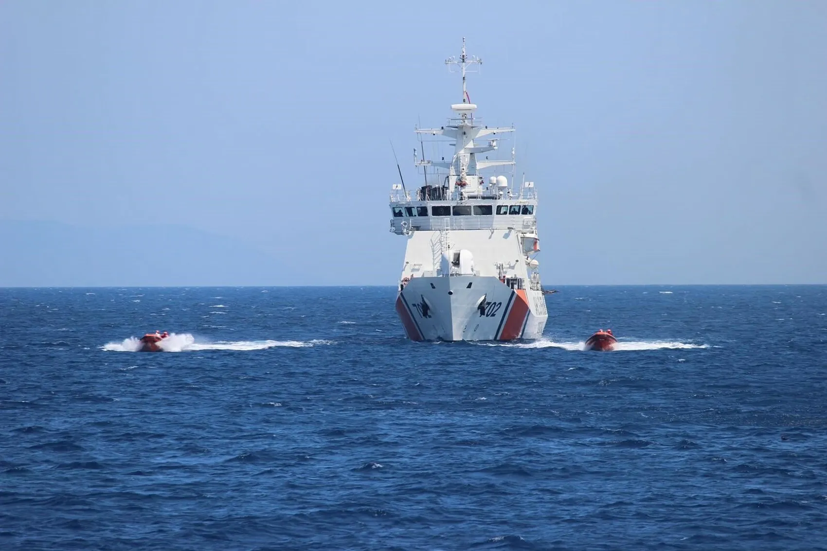 İzmir açıklarında geniş kapsamlı arama kurtarma tatbikatı