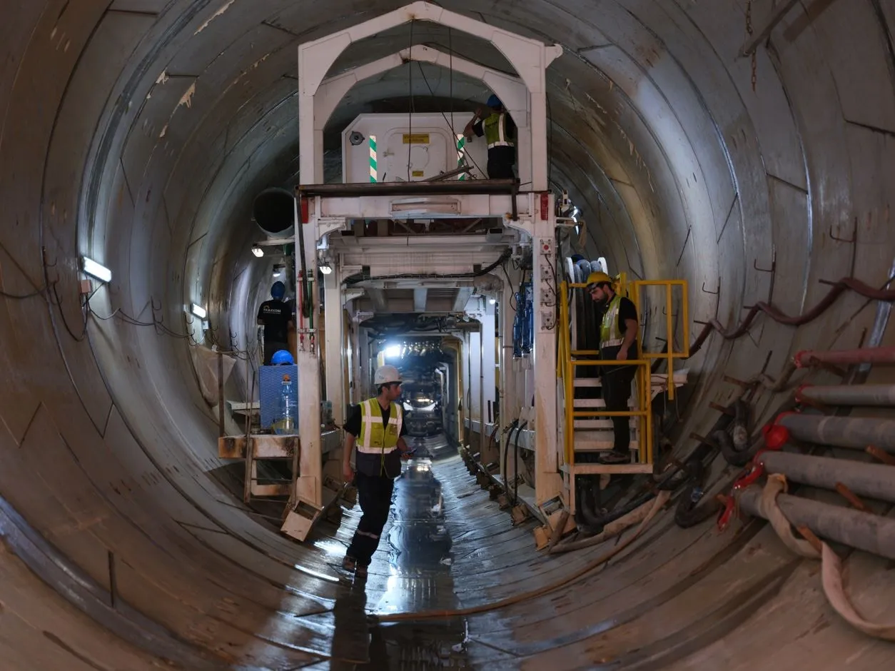 Kocaeli metro hattında tüneller hızla ilerliyor