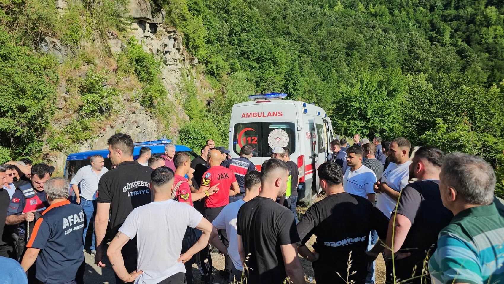 Zonguldak'ta şelale faciası