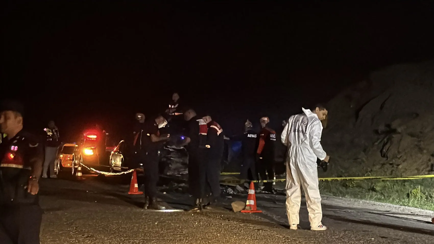Sivas’taki feci kazada hayatını kaybeden çift son yolculuğuna uğurlandı