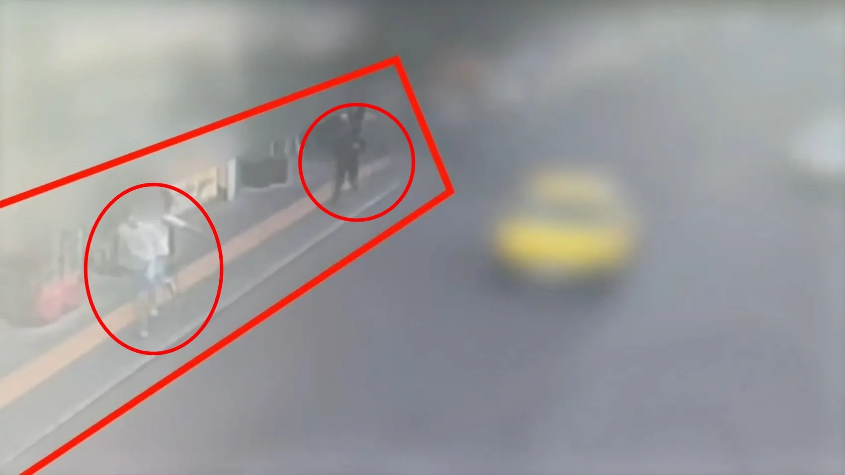Bingöl sokaklarında polisin şüpheli takibi kameraya yansıdı