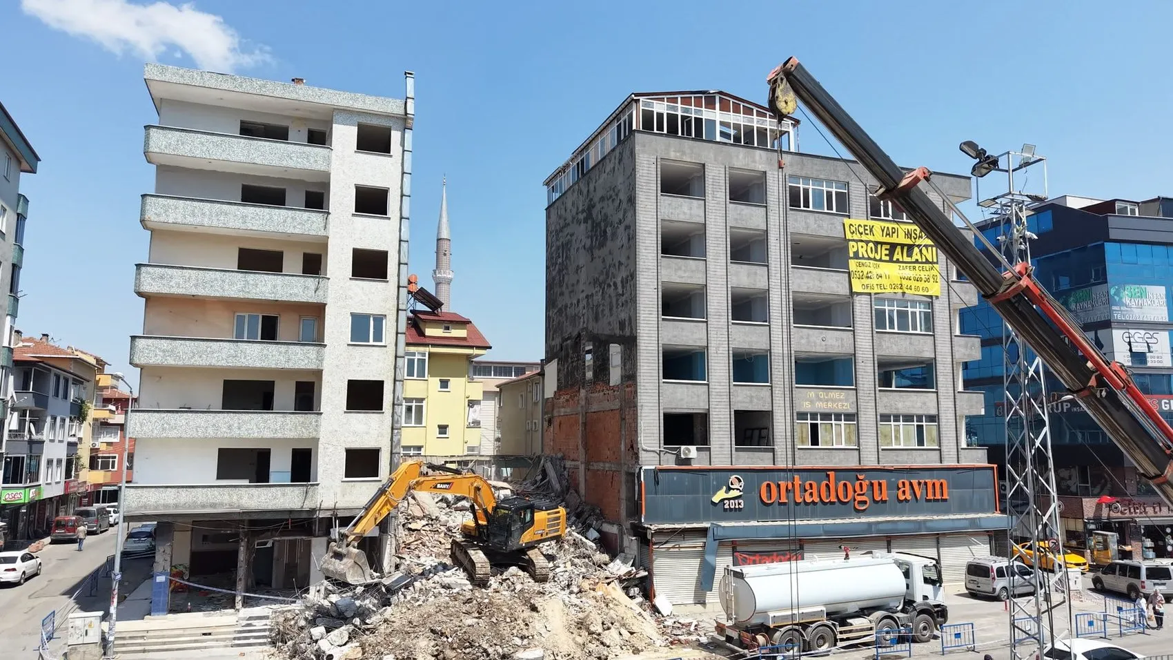 Gebze'de dört can alan o bölge yeniden yükseliyor