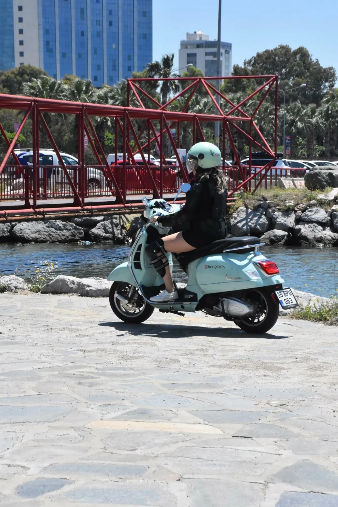 İzmirli mübaşir motosikletiyle Roma yoluna çıkıyor