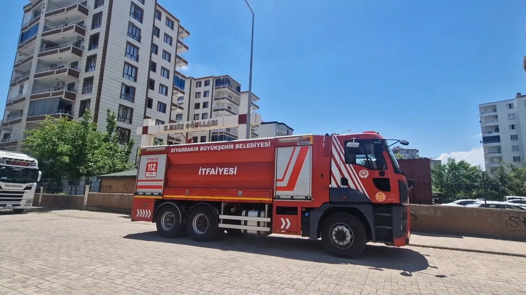 Diyarbakır Bağlar'da bir evde yangın paniği yaşandı