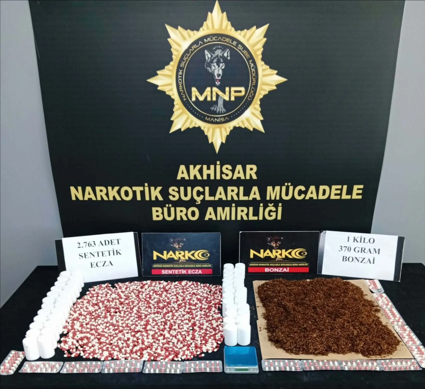 Manisa narkotik operasyonunda zehir tacirlerine büyük darbe