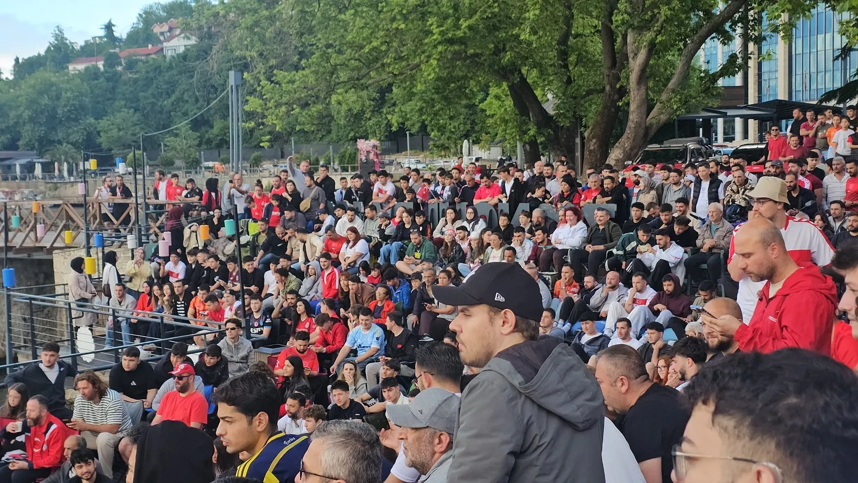 Zonguldak Limanı'nda milli maç heyecanı hüsranla bitti