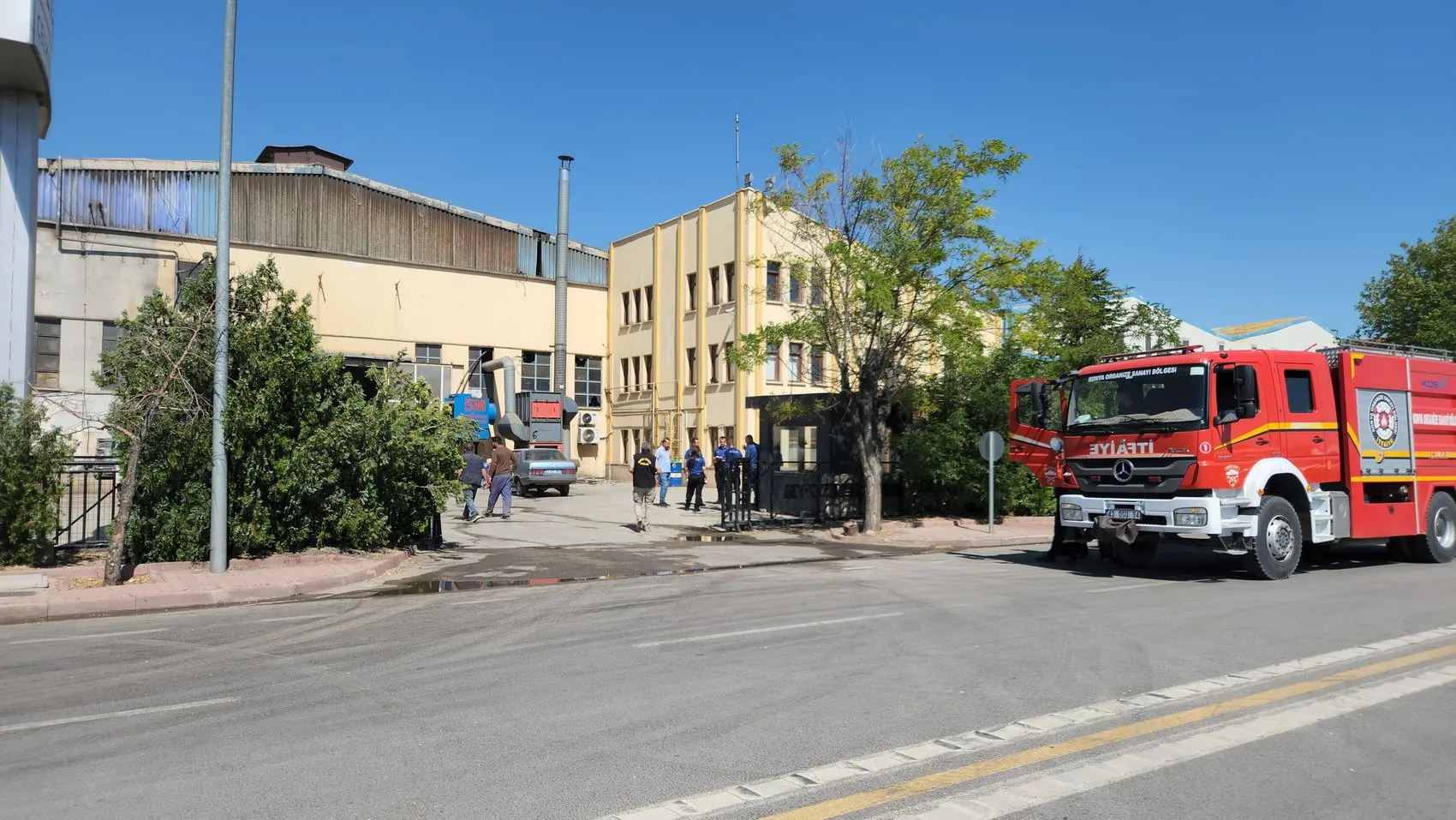 Konya Organize Sanayi Bölgesi’ndeki dökümhanede korkutan patlama