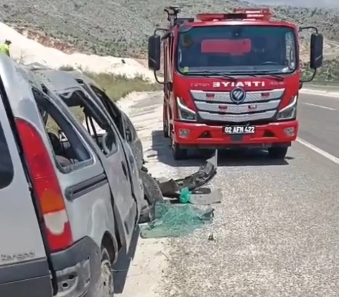 Besni yolunda kaza Bir kişi hayatını kaybetti