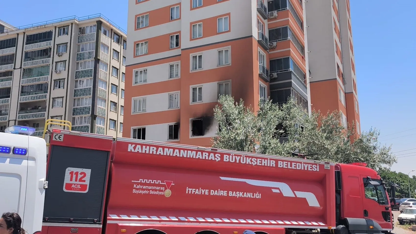 Kahramanmaraş'ta apartman yangını üç can aldı