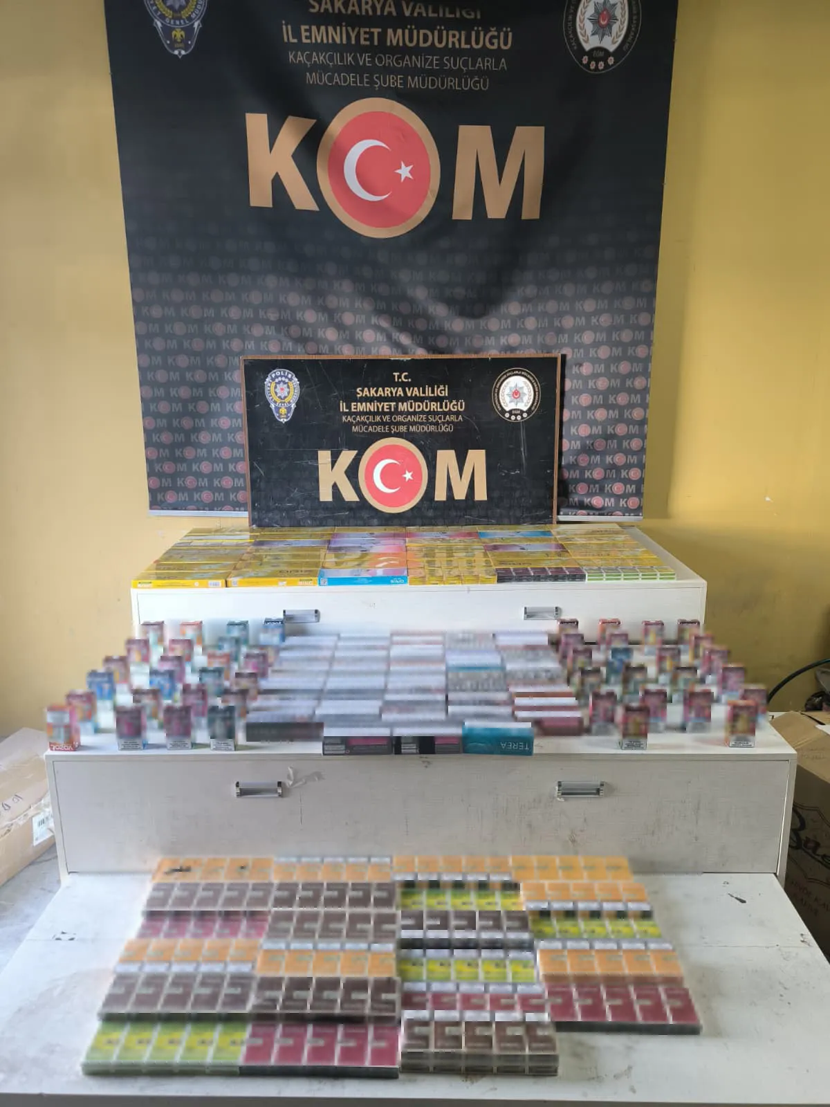 Sakarya emniyetinden kaçakçılık operasyonu