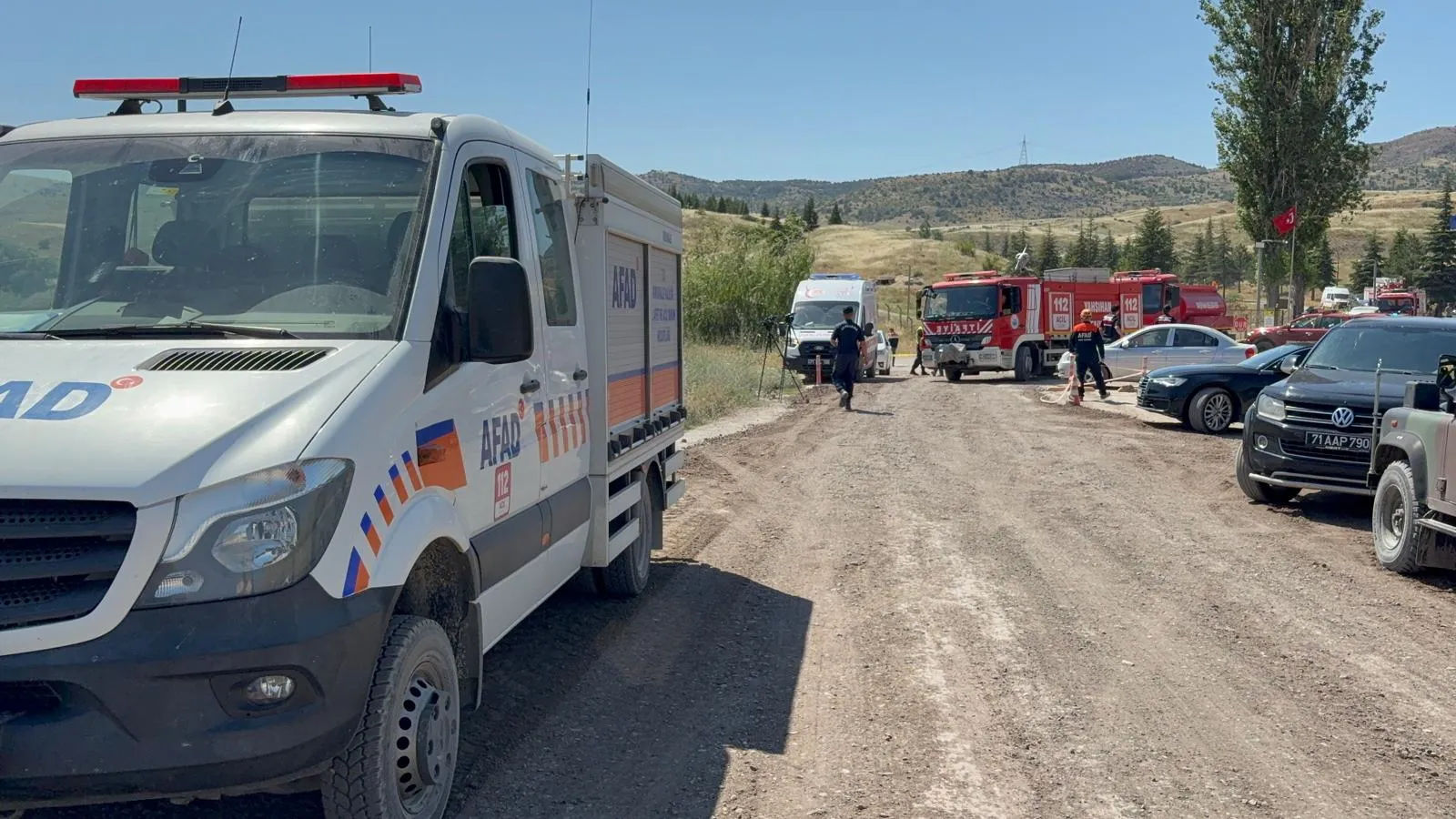 Kırıkkale'deki imha tesisinde roket mühimmatı patladı