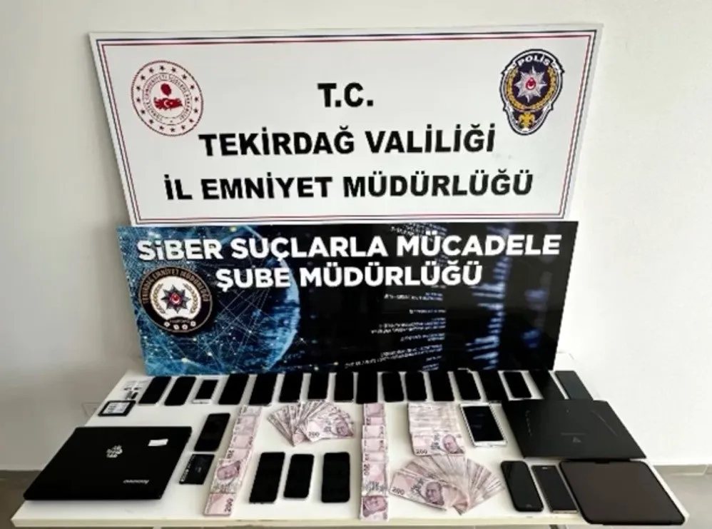 Tekirdağ merkezli yasa dışı bahis operasyonunda 32 kişi tutuklandı