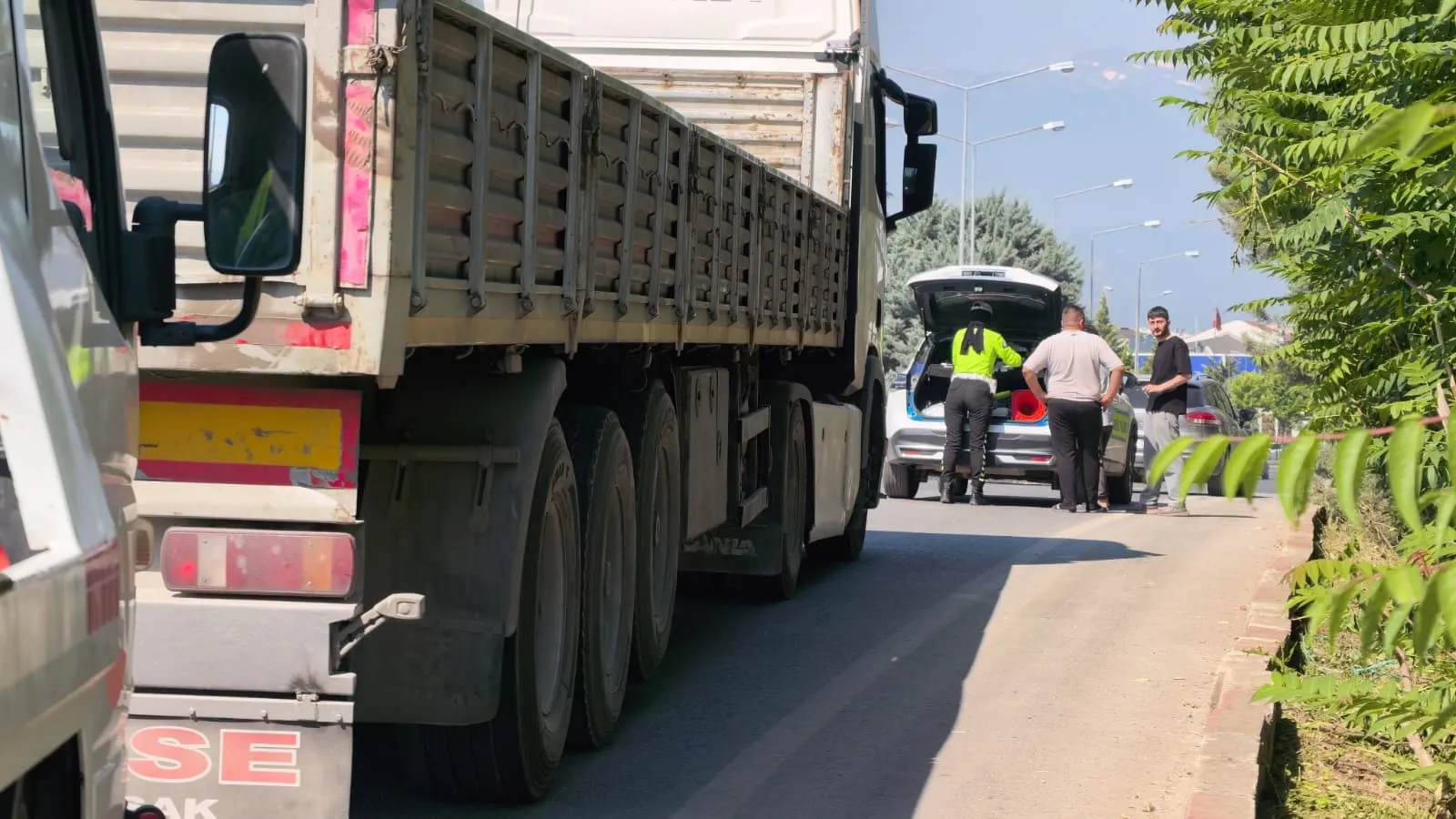 İnegöl kavşağında ağır motosiklet kazası