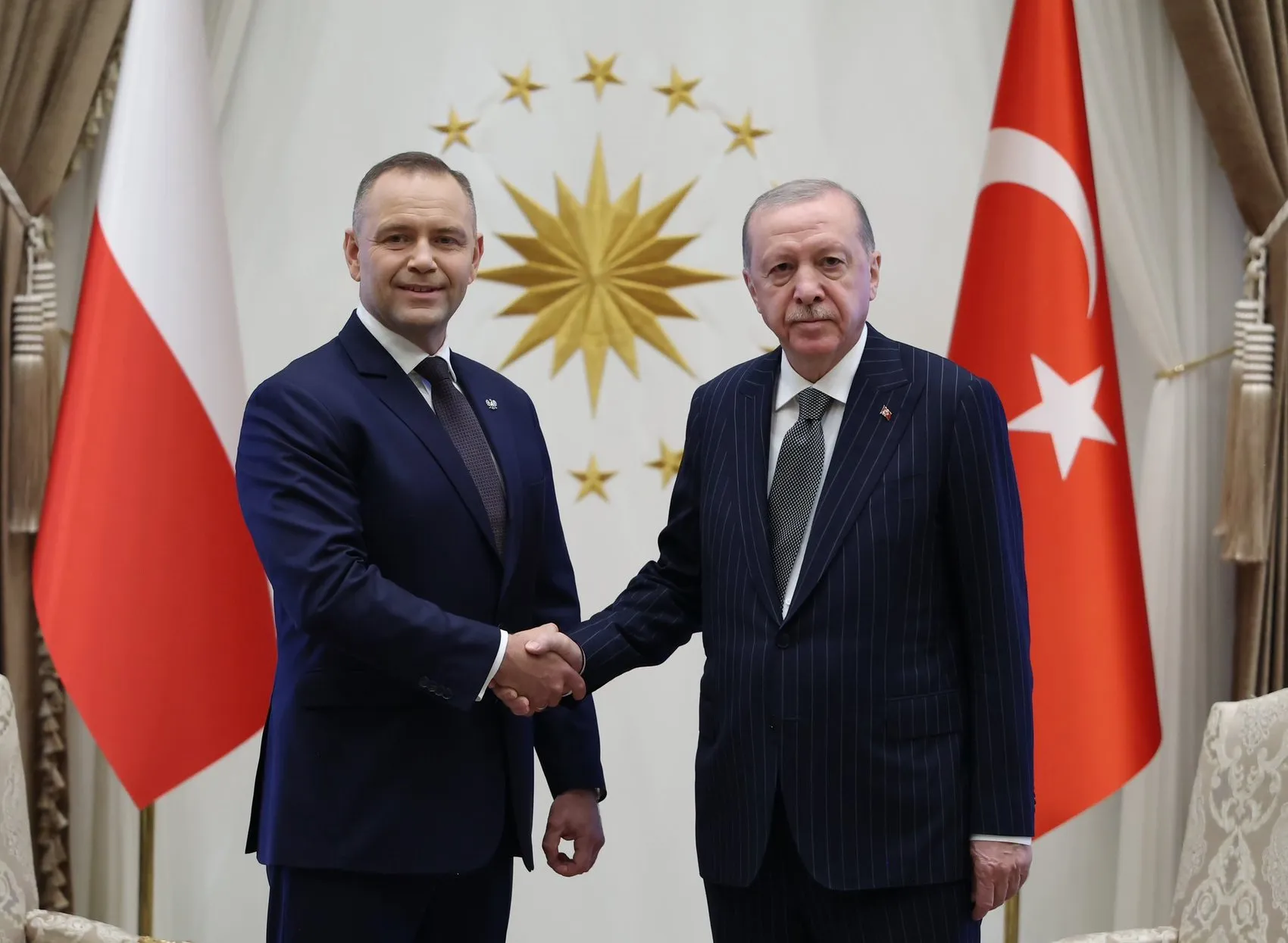 Erdoğan Polonyalı mevkidaşını Beştepe’de ağırladı