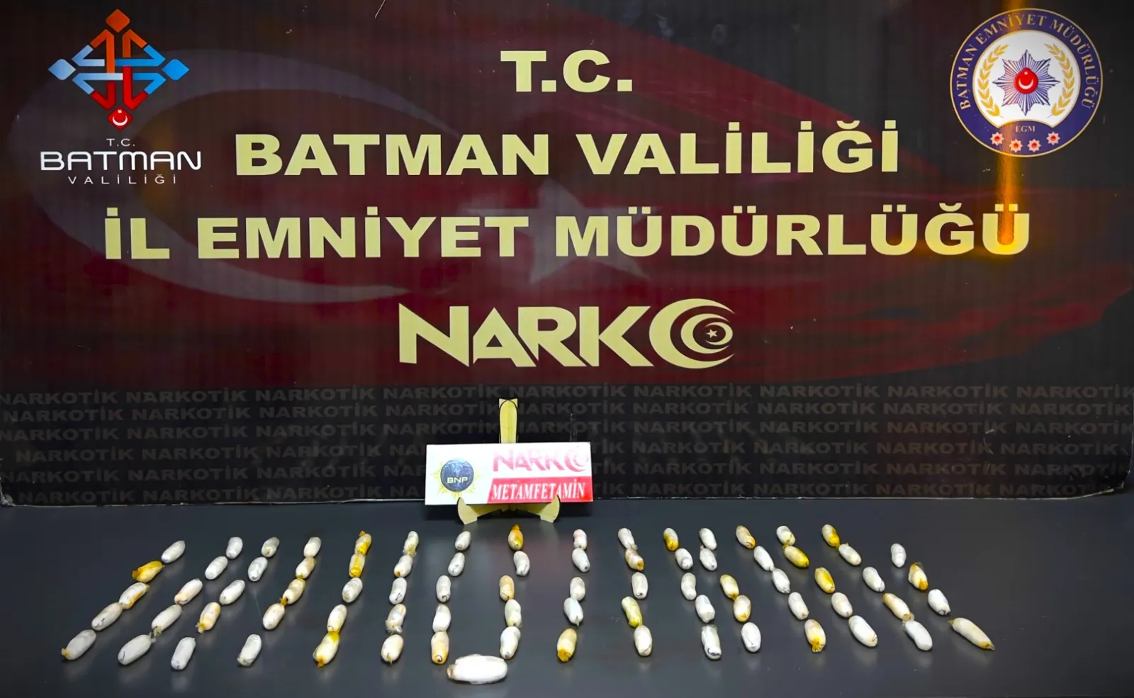 Batman yolcularının midesinden 3 çeşit uyuşturucu çıktı