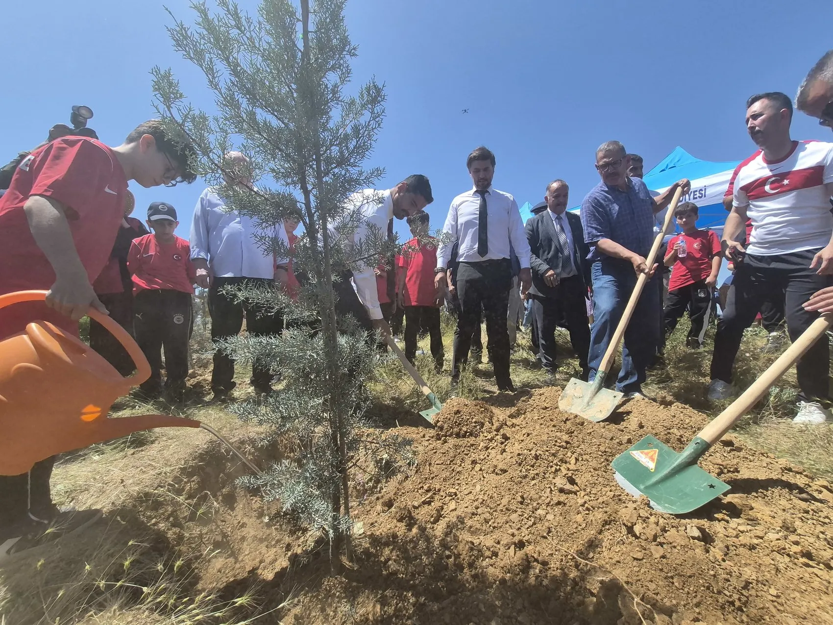 Güreşçiler Malatya’da yeşil bir iz bırakıyor