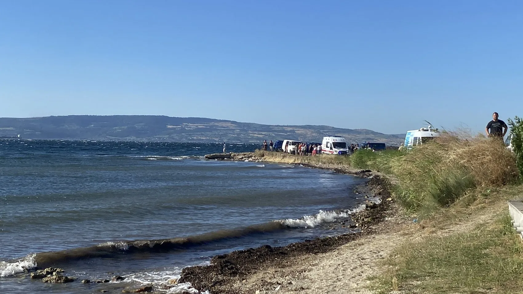 Çanakkale’de denize giren 14 yaşındaki çocuk kayboldu