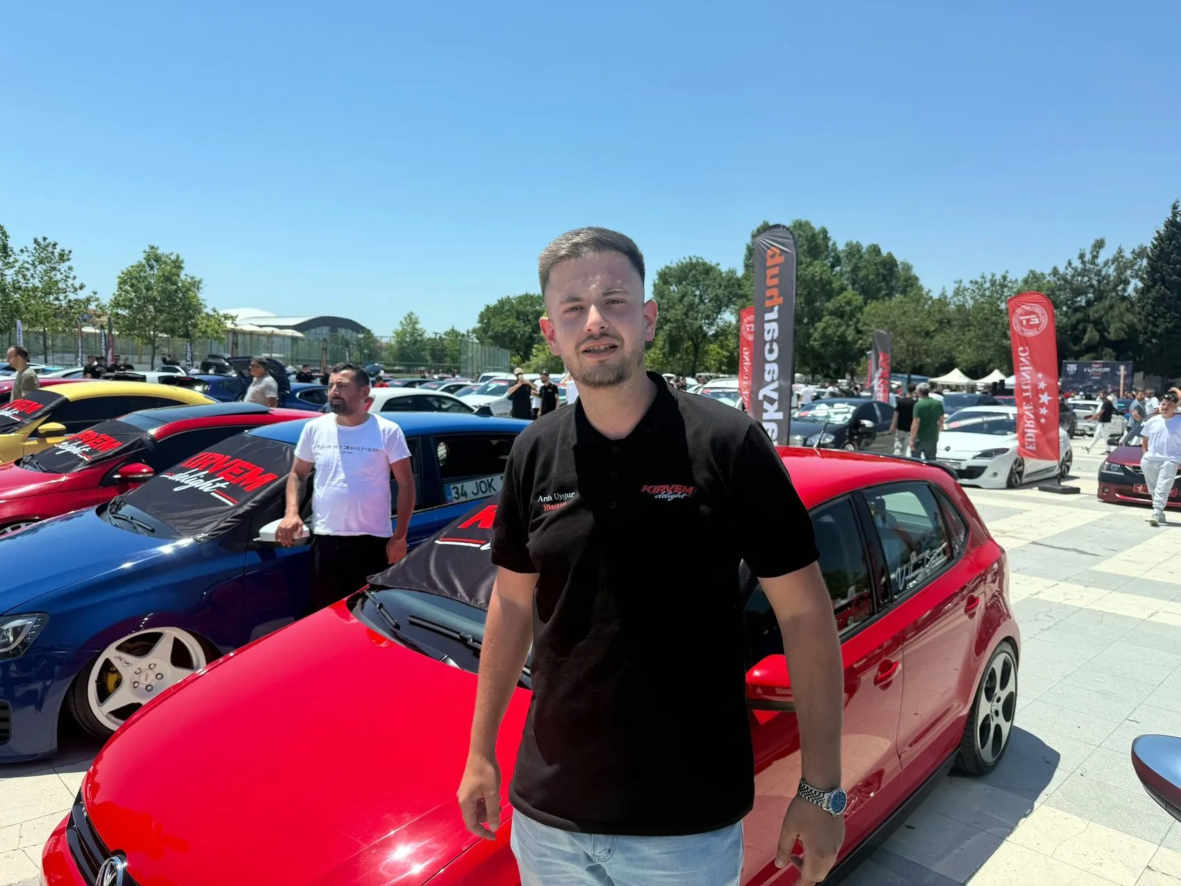 Tekirdağ'da modifiye araç tutkunları buluştu