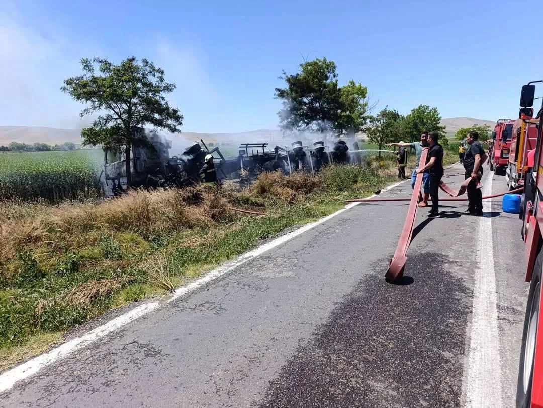 Konya yolunda tanker faciası son anda atlatıldı