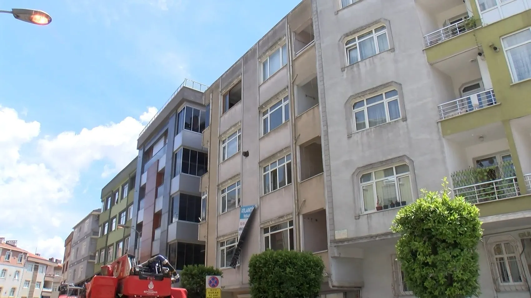 Güngören'de kentsel dönüşüm binasında doğalgaz patlaması