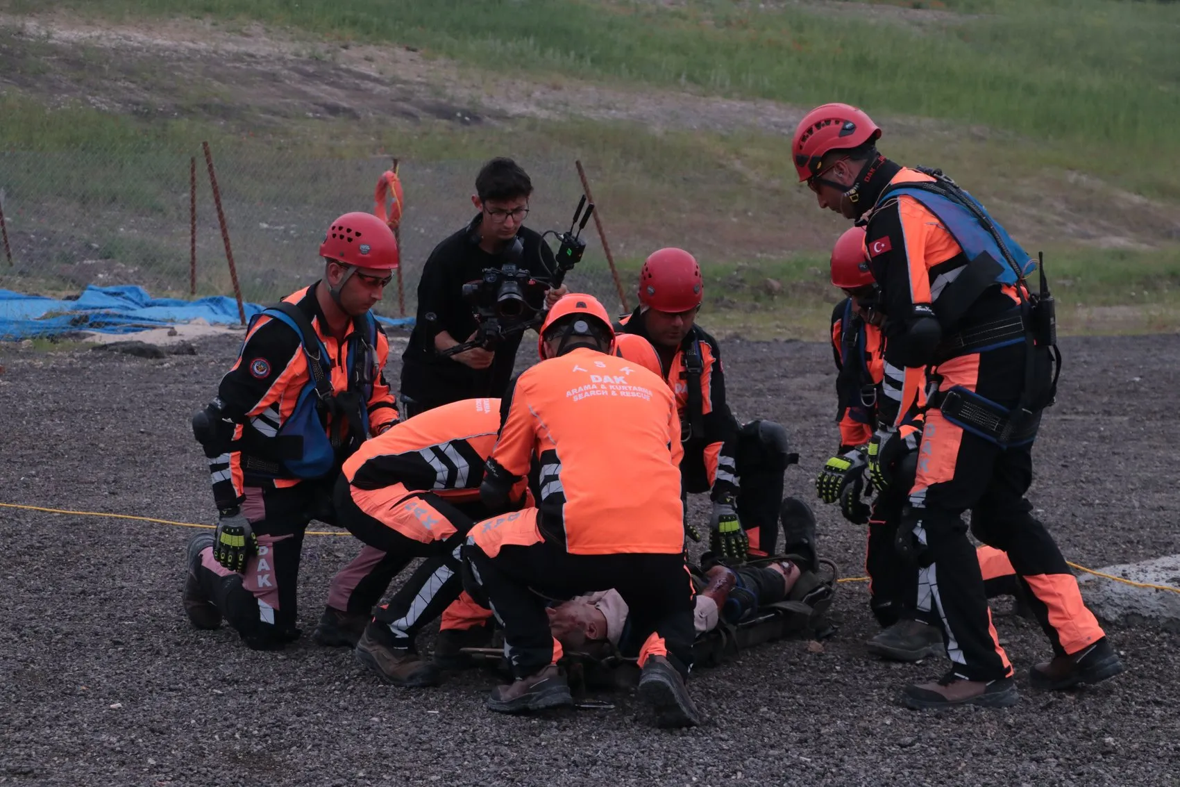 Ankara'da büyük deprem tatbikatı 658 personel sahaya indi