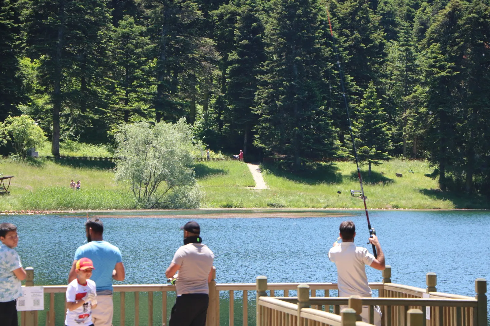 Bolu Gölcük Tabiat Parkı havadan görüntülendi