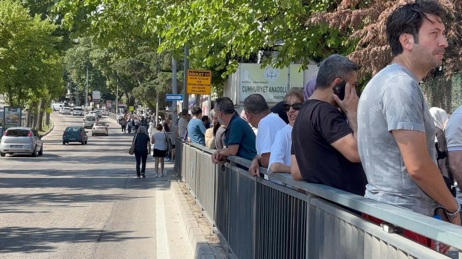 Bursa'da bir aday YKS kapısından saniyelerle döndü
