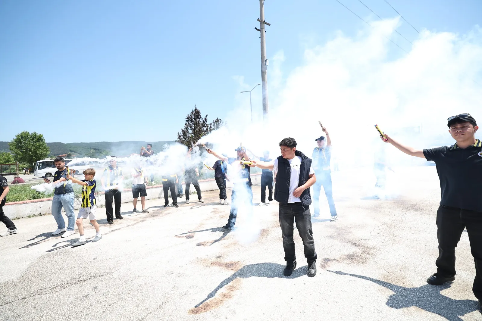 Fenerbahçe yeni sezon hazırlıkları için Düzceye ulaştı