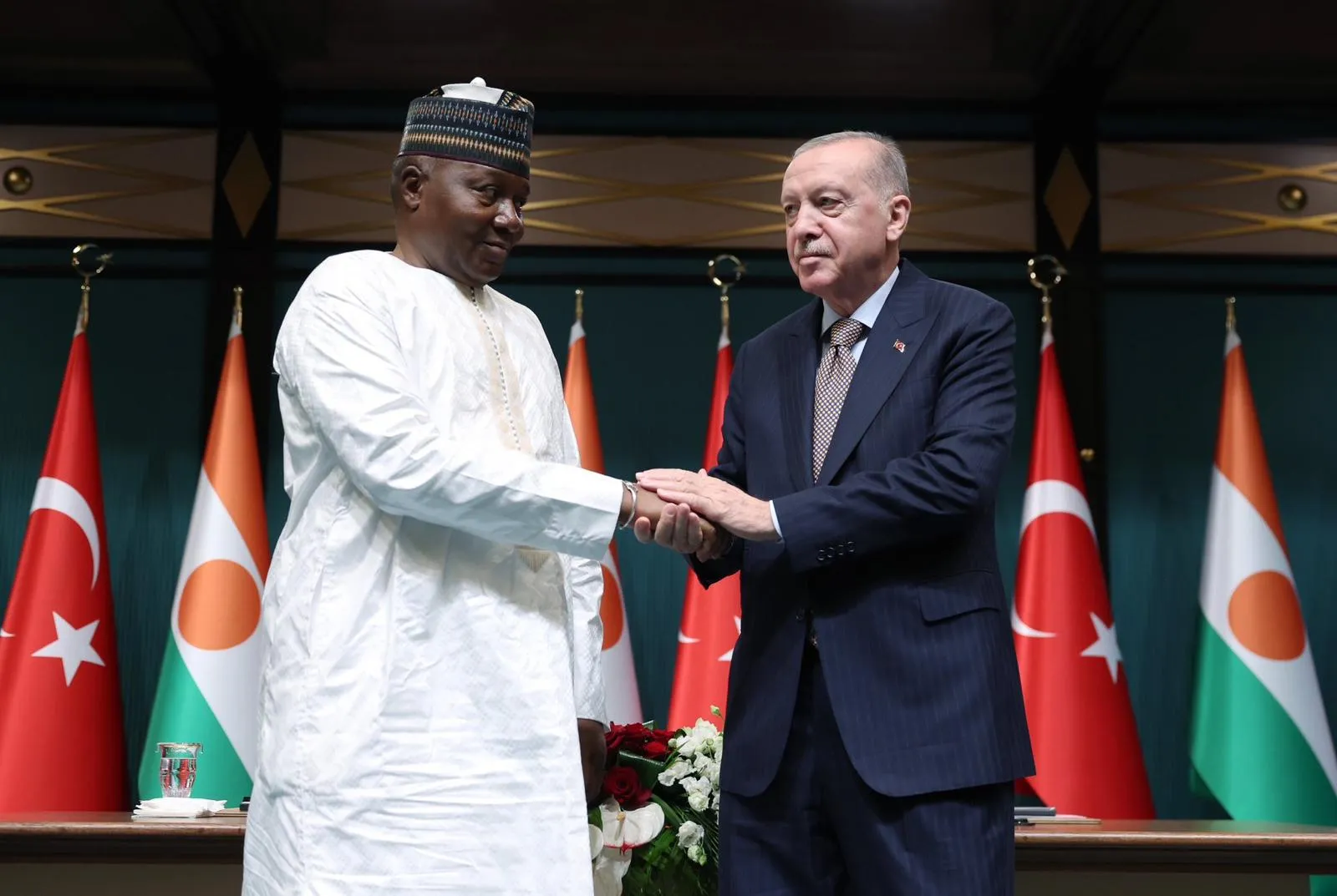 Erdoğan ve Tchiani Ankara'da stratejik iş birliği masasına oturdu