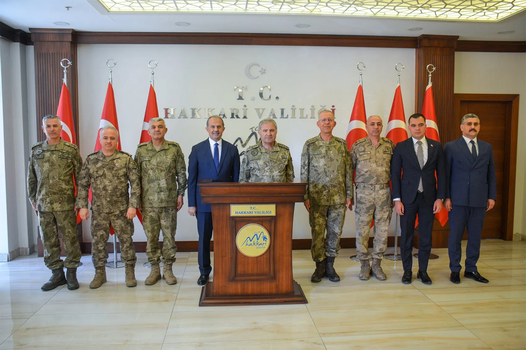 Orgeneral Tokel sınır hattında güvenlik denetimi yaptı