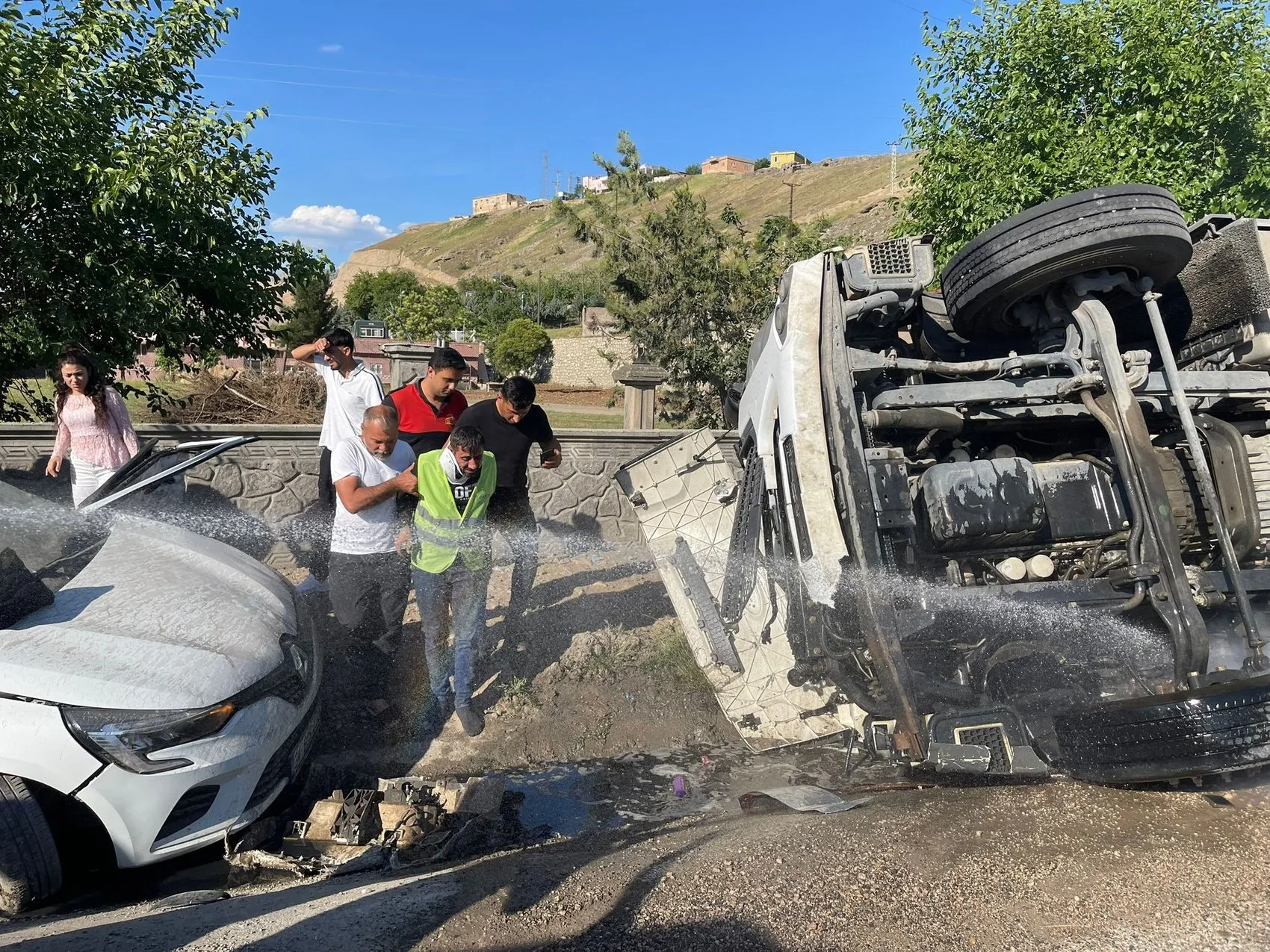 Siirt Kurtalan yolunda ağır kaza