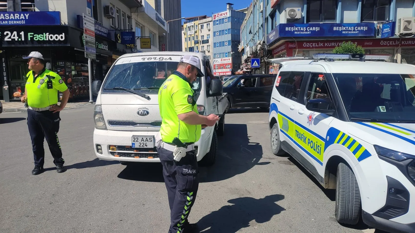 Edirne'de kask takmayan sürücüye iki günde ağır fatura