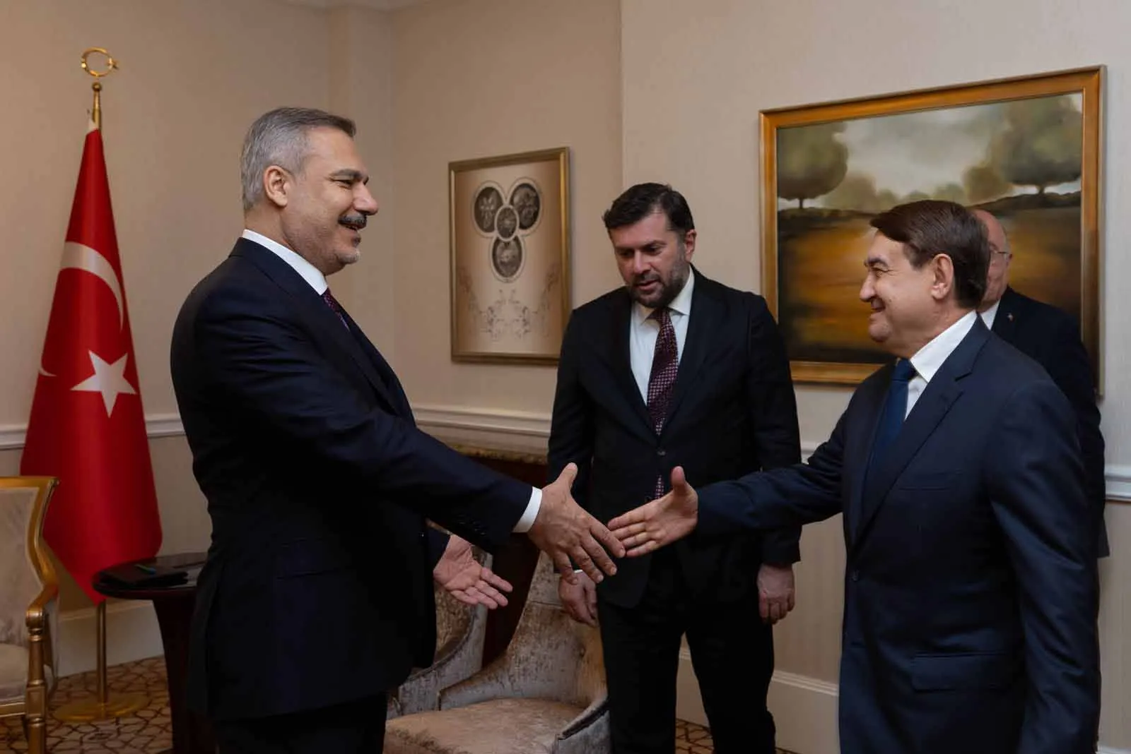 Hakan Fidan Moskova’da Putin’in kurmaylarıyla bir araya geldi