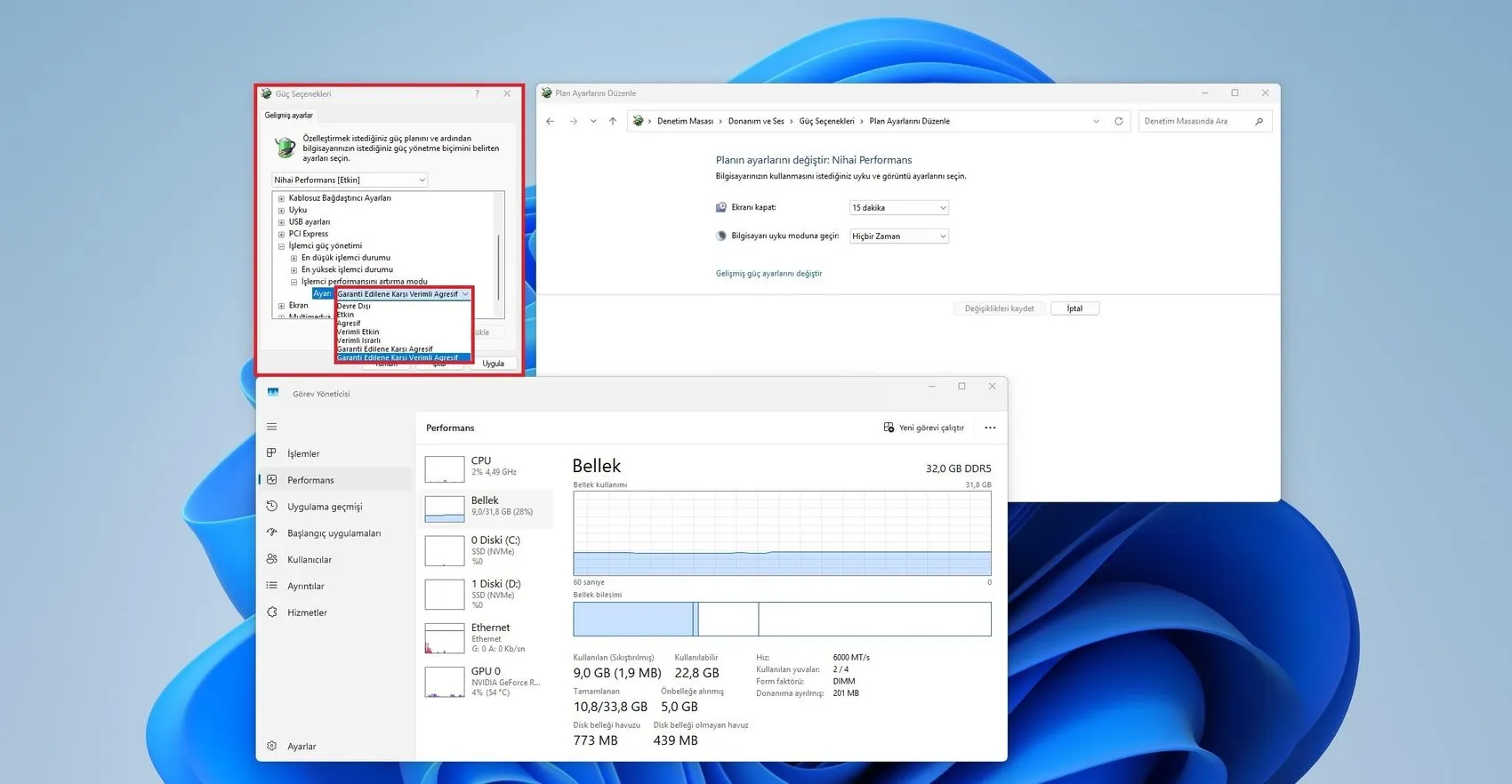 Windows 11'in gizli özelliği keşfedildi: İşlemcinizi hızlandırın!