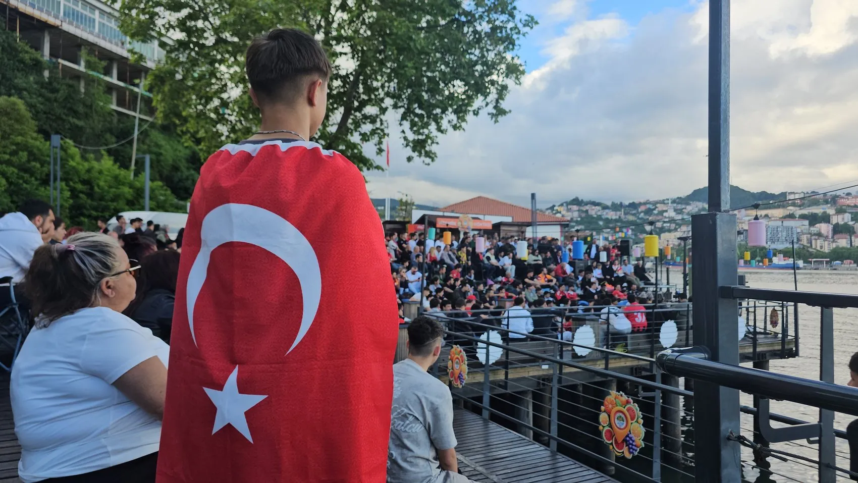 Zonguldak Limanı'nda milli maç heyecanı hüsranla bitti