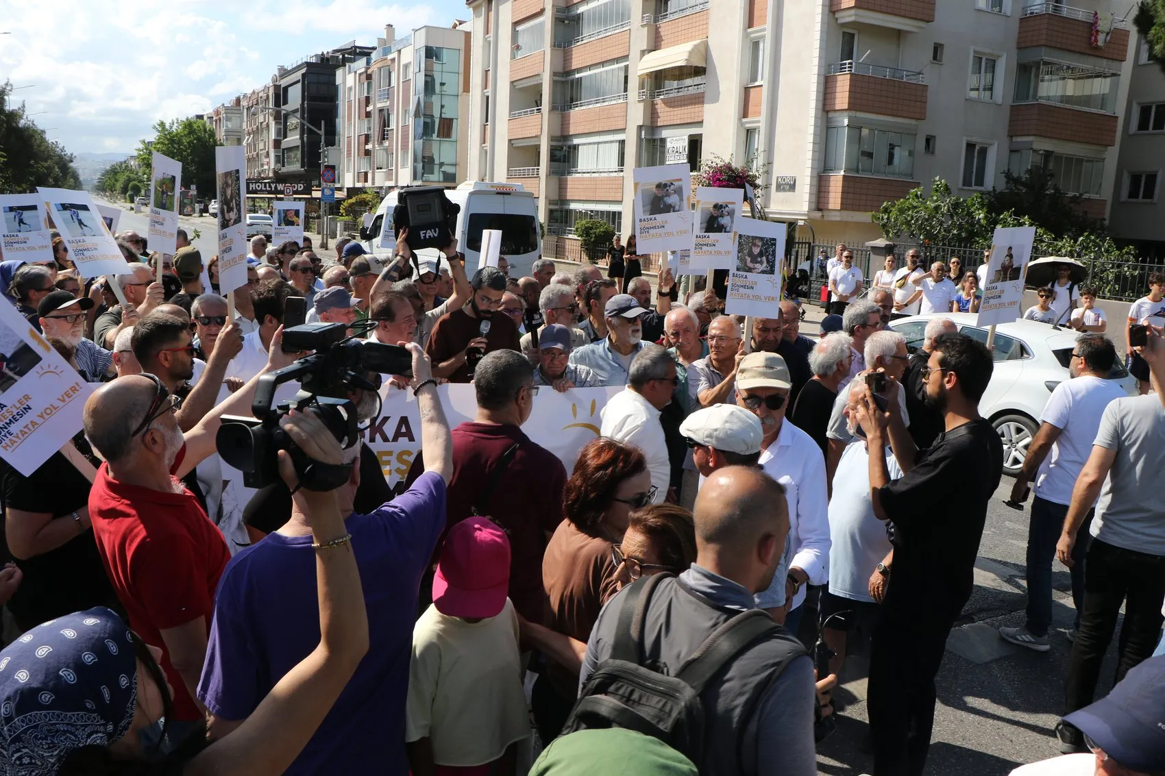 Samsun'da bir çocuğun hayatını kaybettiği kavşakta eylem