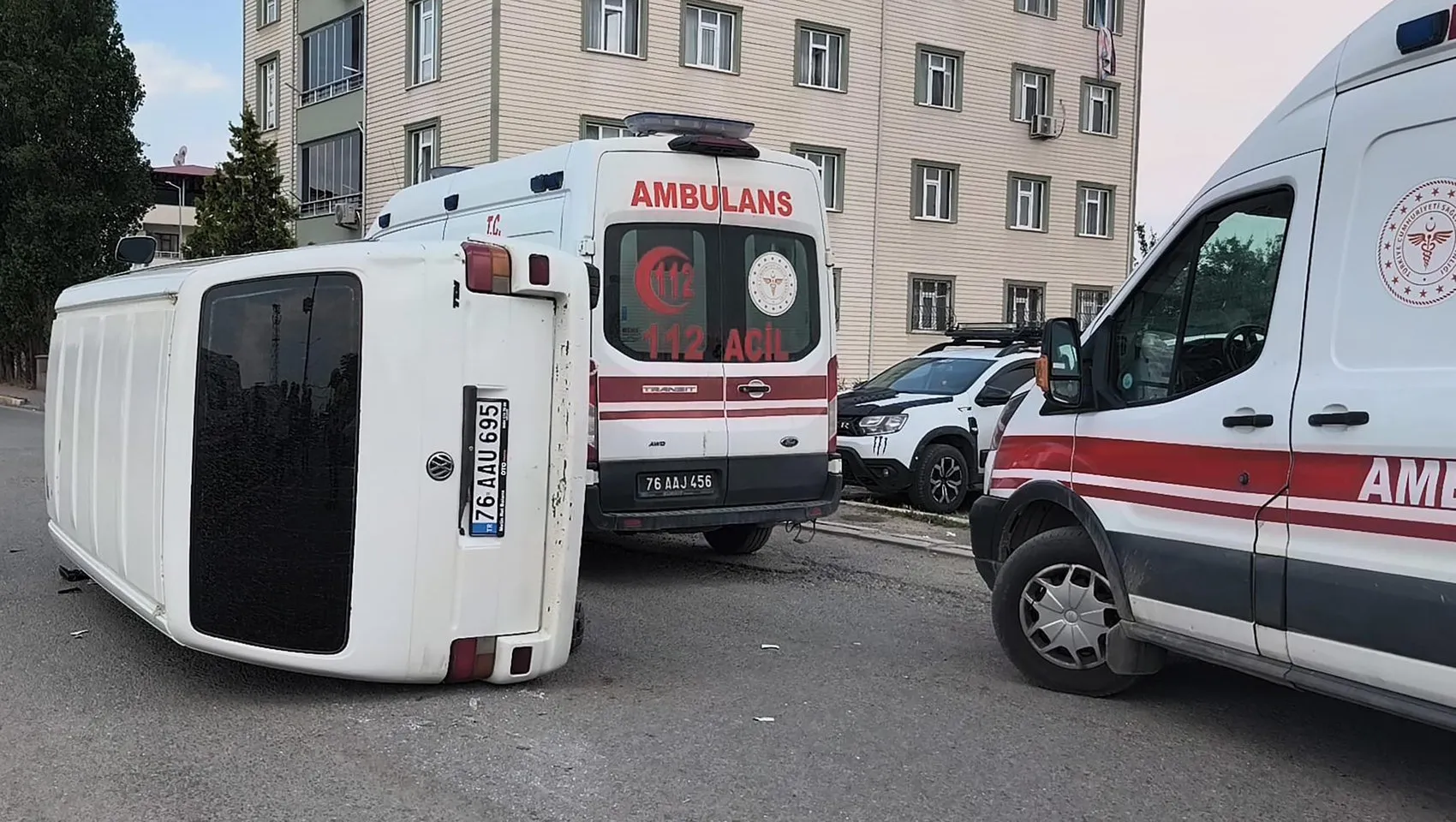 Iğdır'da sabah trafiğinde kaza