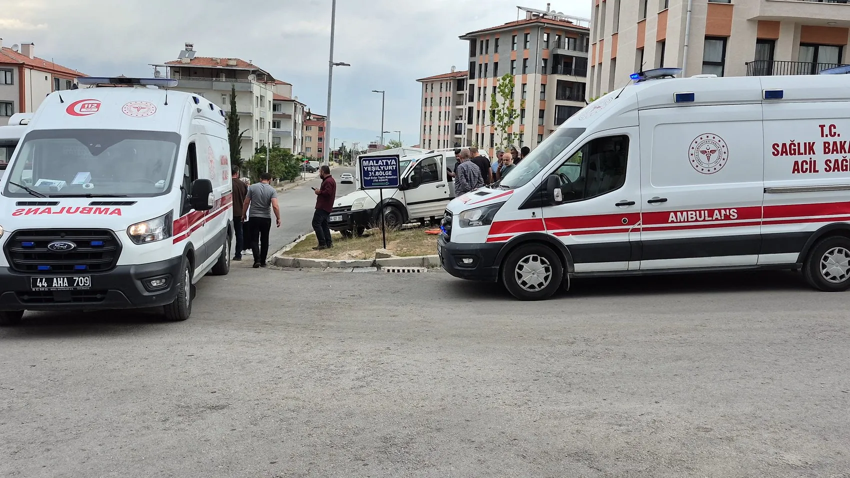 Malatya'da sabah trafiğinde kaza 2 yaralı