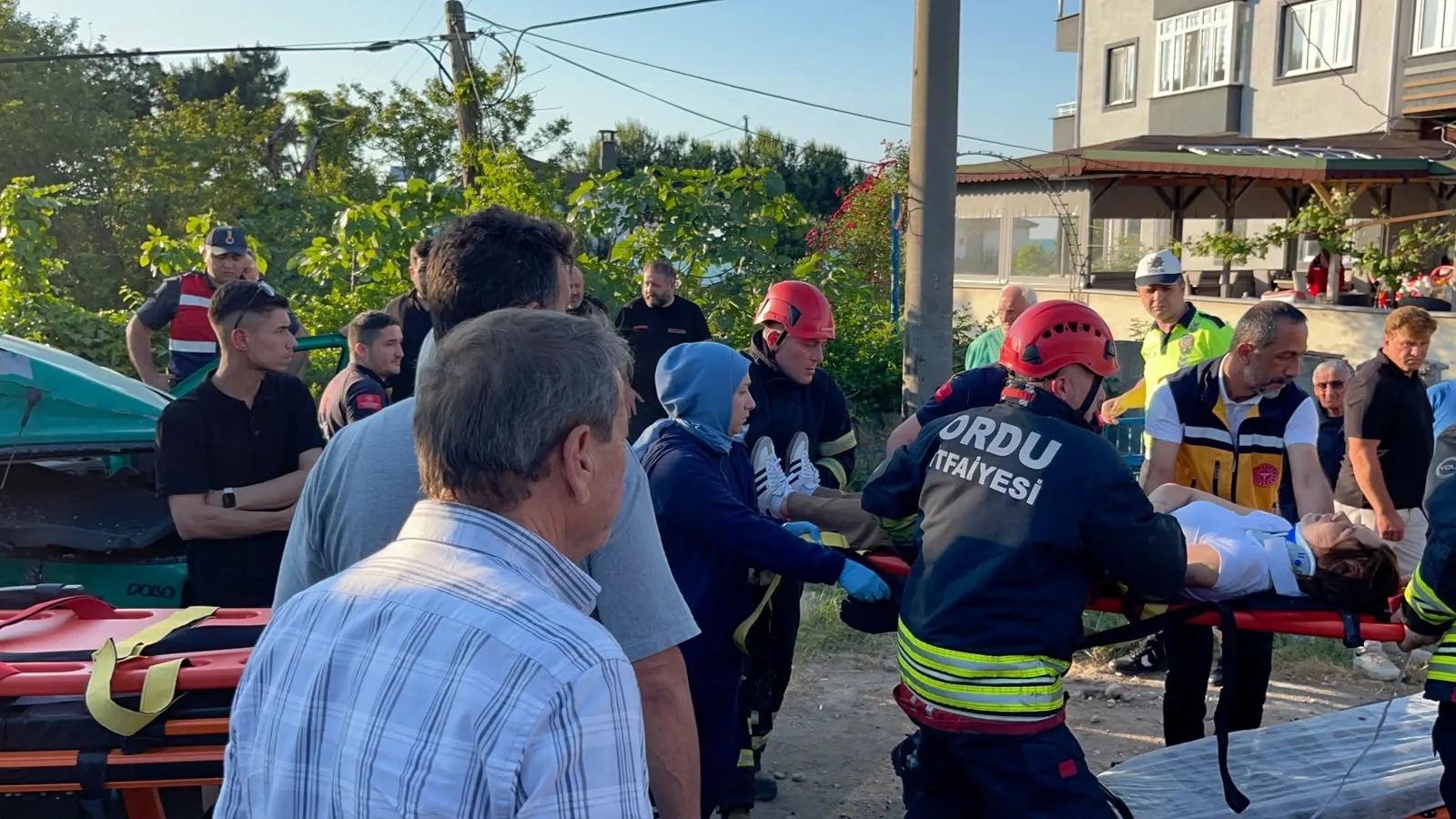 Ordu Fatsa'da zincirleme kaza 3 kişi hastaneye kaldırıldı