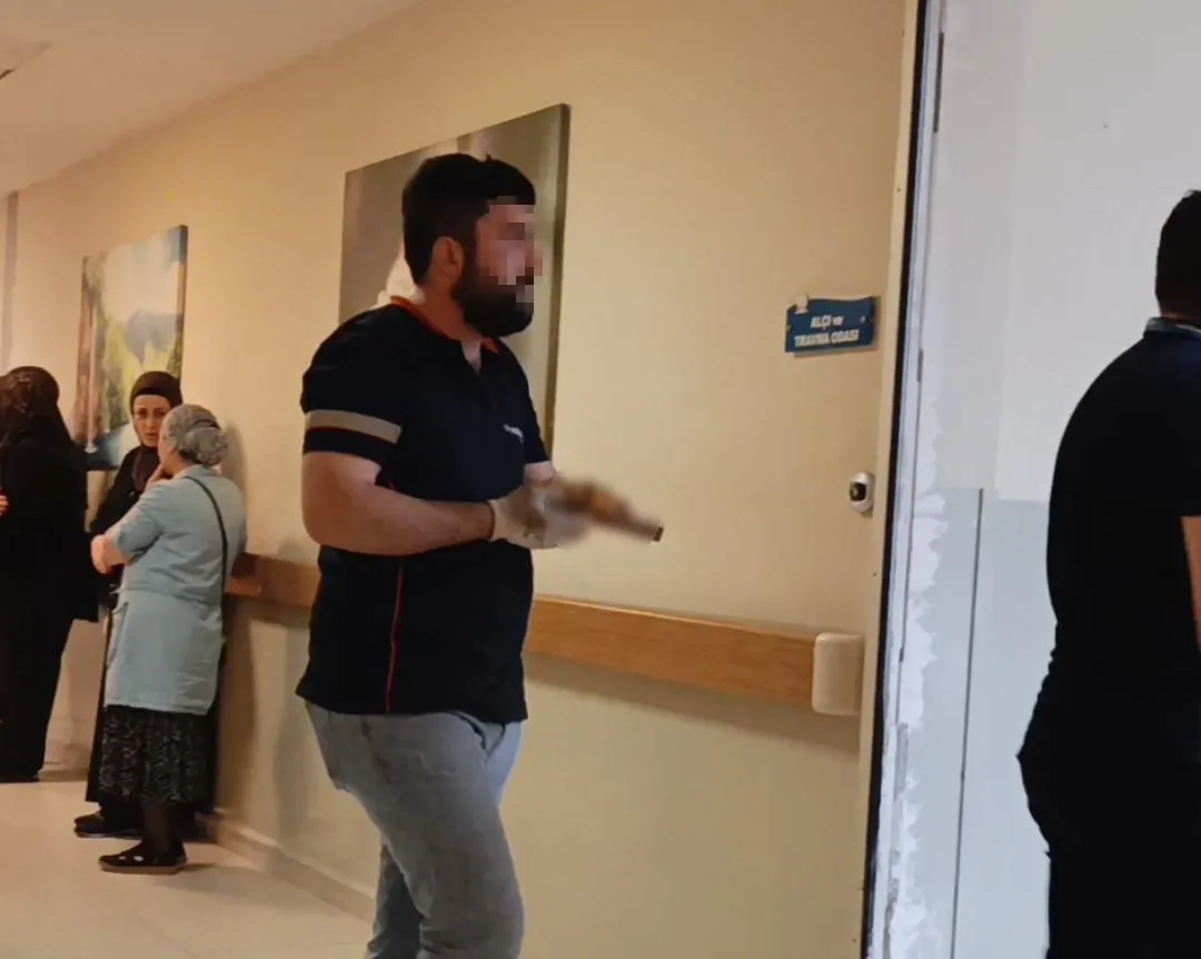 İnegöl'de iş kazası Elinde tahtayla hastaneye koştu