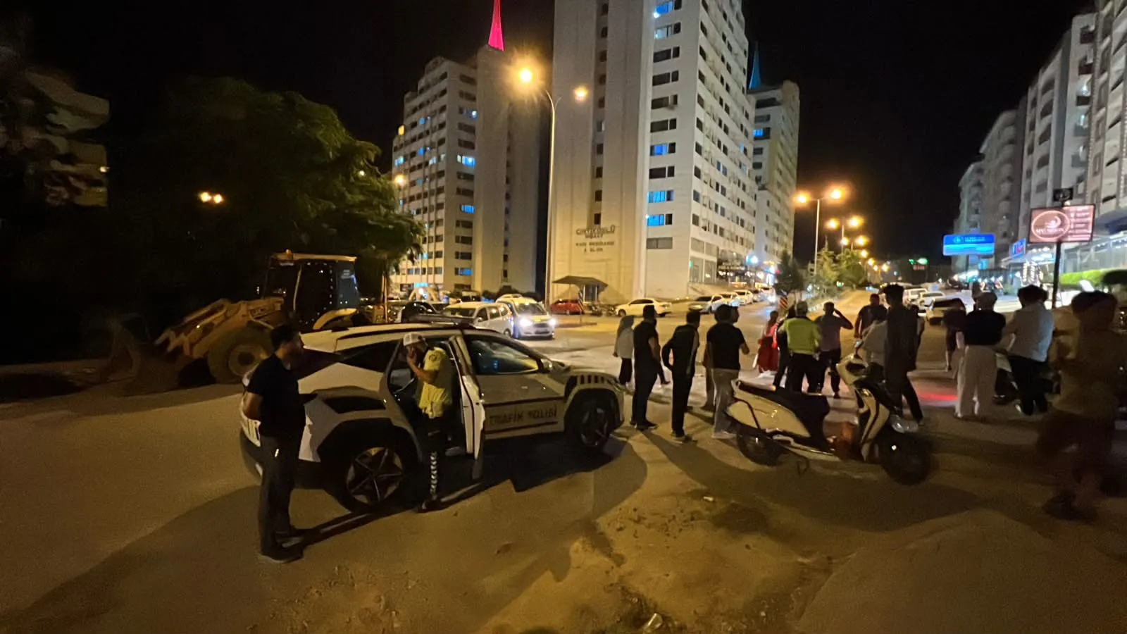 Kilis'te gece yarısı motosiklet kazası 5 kişi yaralandı