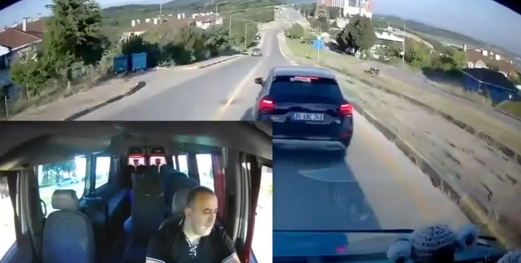 Sakarya’da trafikte savcı ve minibüs şoförü birbirine girdi