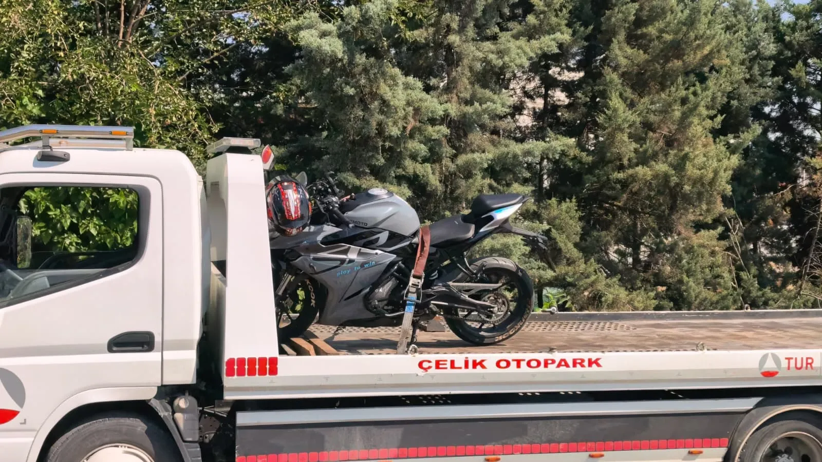İnegöl kavşağında ağır motosiklet kazası