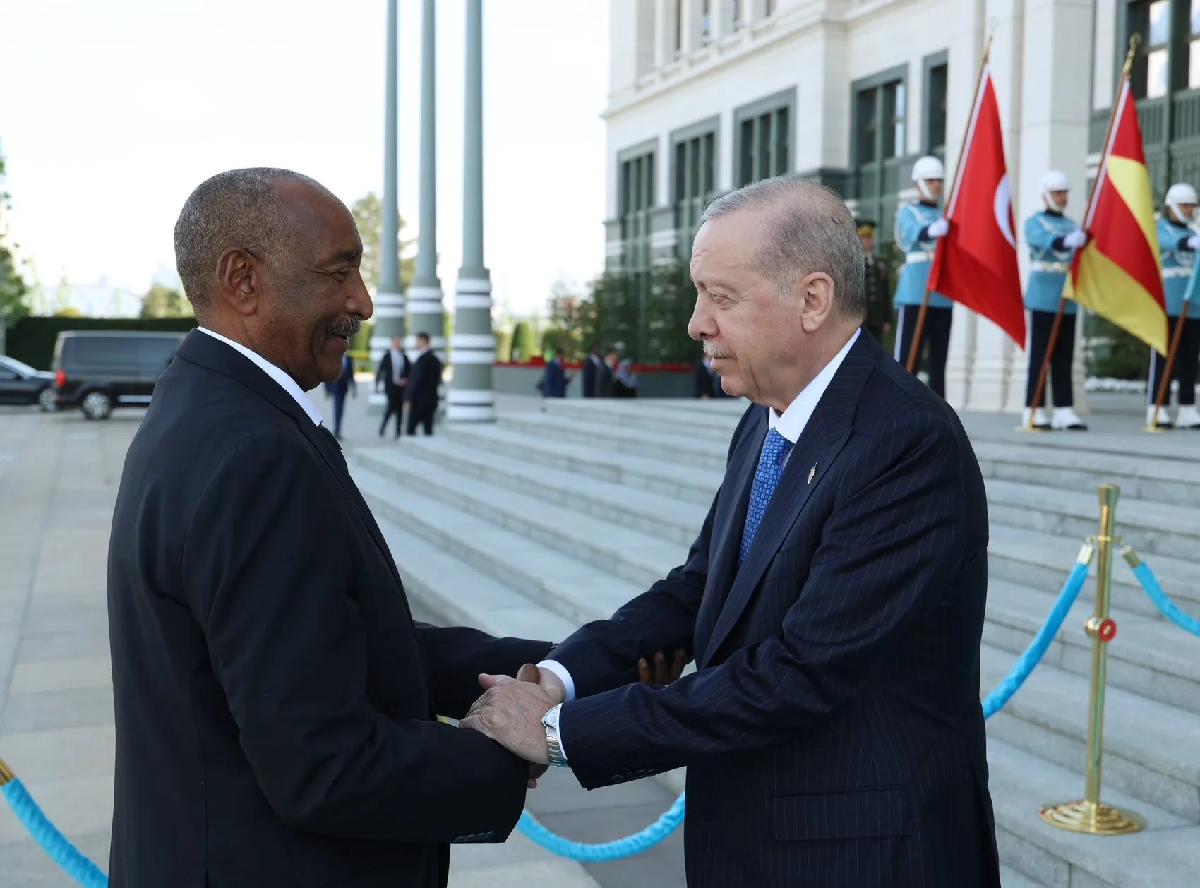 Erdoğan Sudan lideri Burhan'ı Ankara'da ağırladı