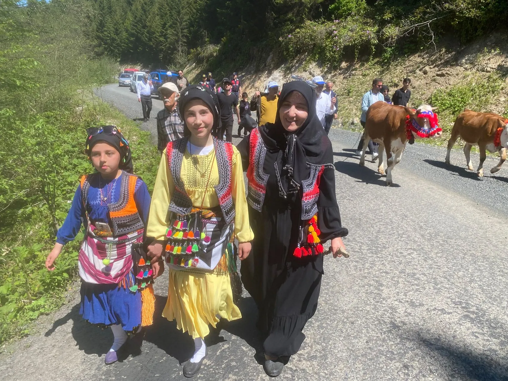 Trabzon'da yayla göçü şenliğe dönüştü