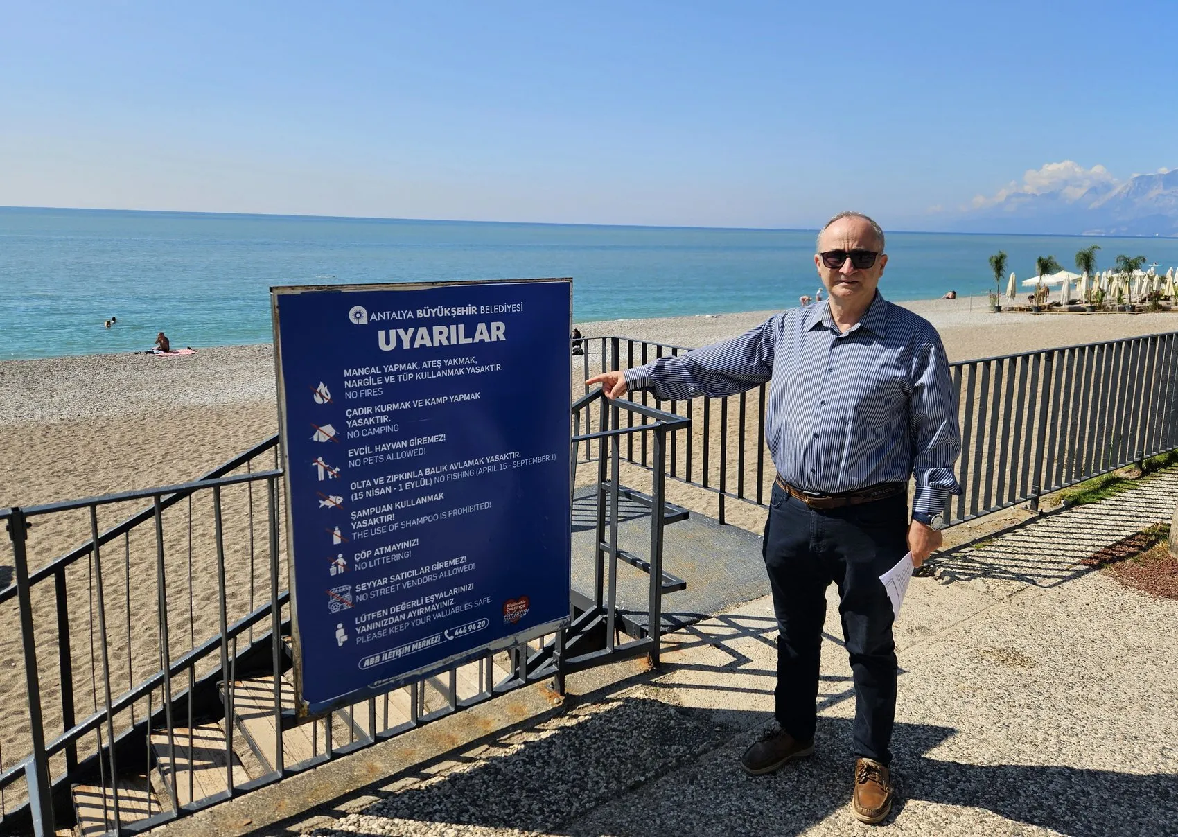 Antalya sahillerine sigara yasağı önerisi