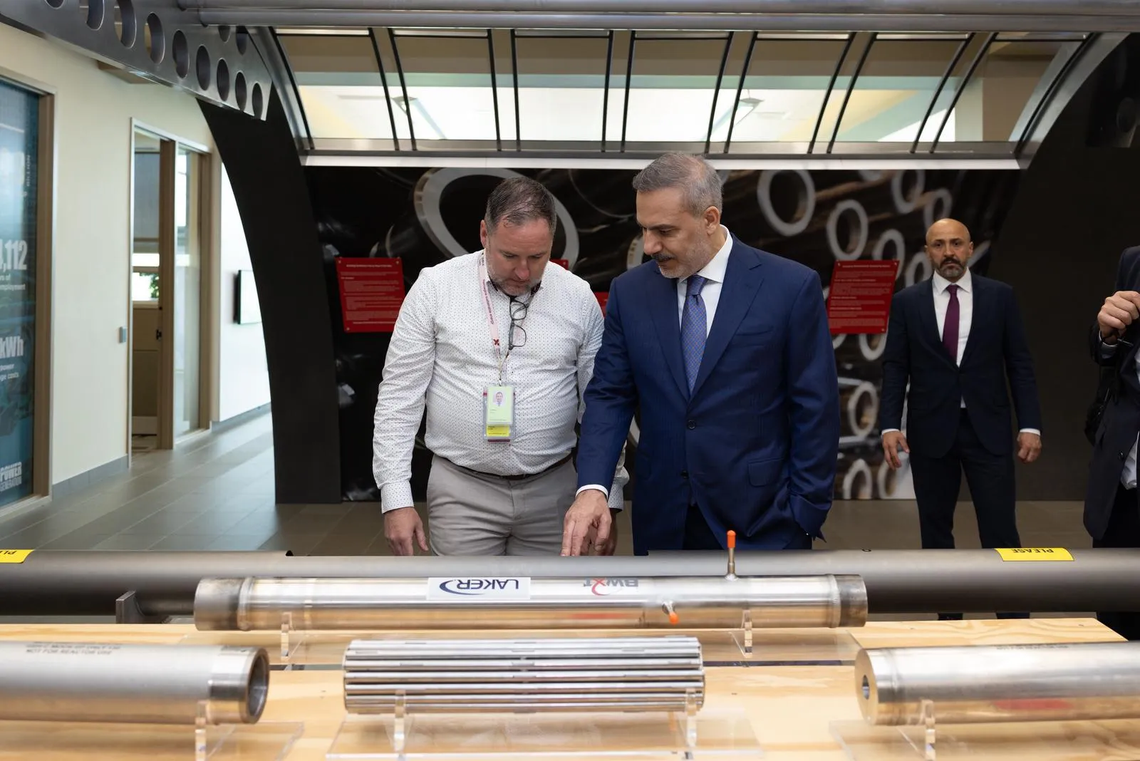 Fidan Kanada'da nükleer tesis incelemesi yaptı