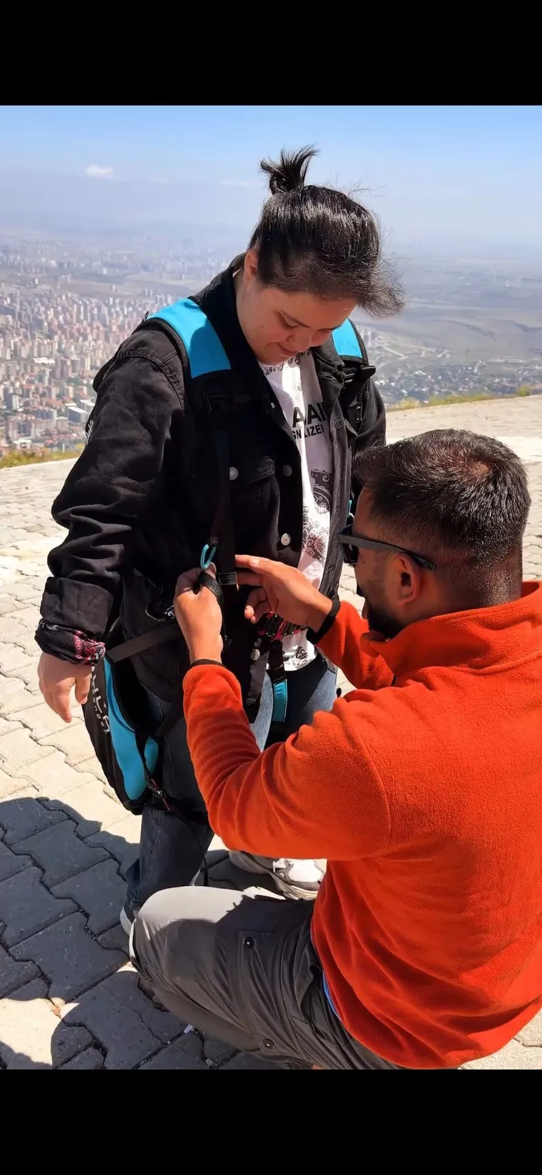 Zekiye gökyüzünde hayalini yaşadı