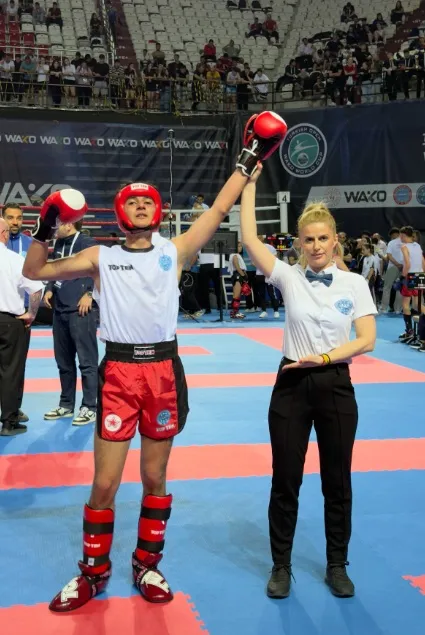 Kayserili genç sporcu dünya kupasında altın madalyayı kaptı